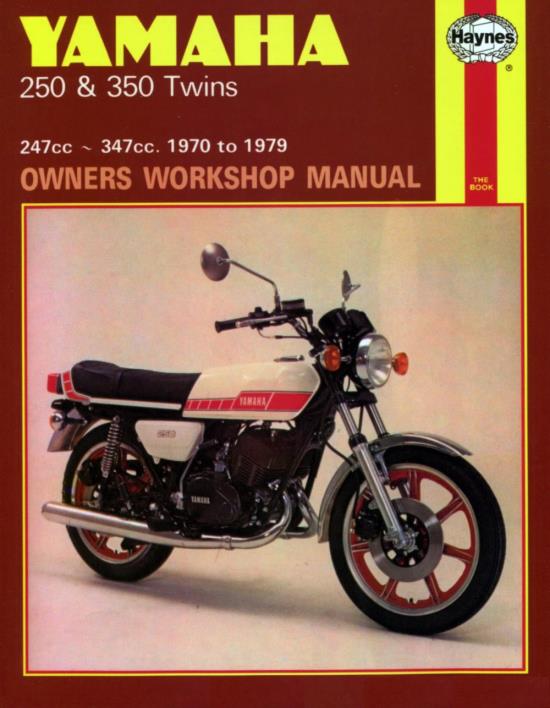 Picture of Haynes Workshop Manual Yamaha RD250 73-79, RD350 73-76, YDS7 70-73, YR5 70-73