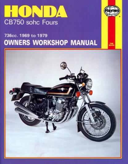 Picture of Haynes Workshop Manual Honda CB750 K1-7, F1-2 70-79