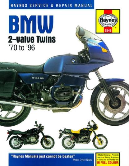 Picture of Haynes Workshop Manual BMW 2-Valve Twins 70-96