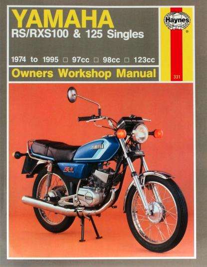 Picture of Haynes Workshop Manual Yamaha RS100 74-83, RXS100 83-95, RS125 74-84