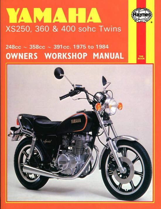 Picture of Haynes Workshop Manual Yamaha XS250 77-82, XS400 77-83, XS360 (USA)