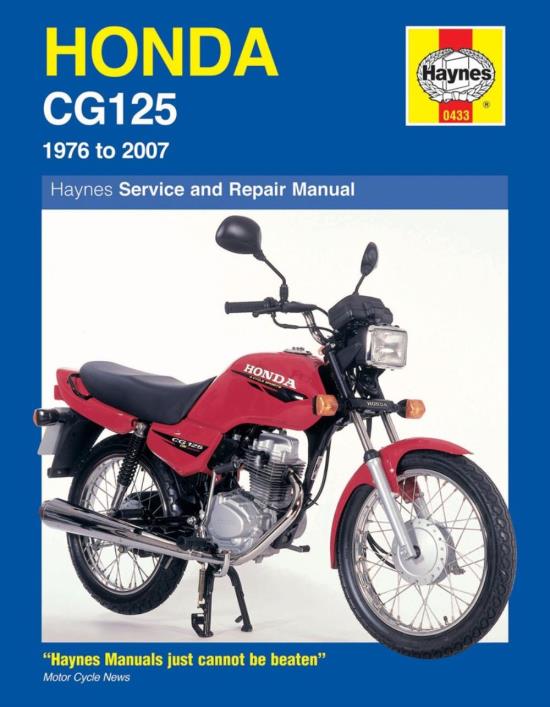 Picture of Haynes Workshop Manual Honda CG125 76-07