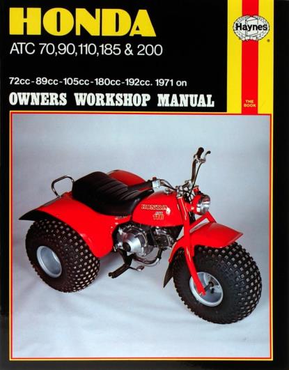 Picture of Haynes Workshop Manual Honda ATC70, ATC90, ATC110, ATC185, ATC200 71-81