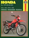 Picture of Haynes Workshop Manual Honda XL250, XL500 78-84, XR250, XR500 79-82