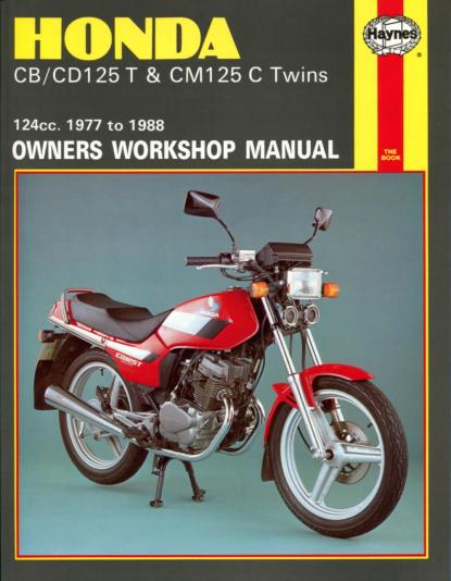 Picture of Haynes Workshop Manual Honda CB125T, CB125TD, CM125C, CD125T 77-88