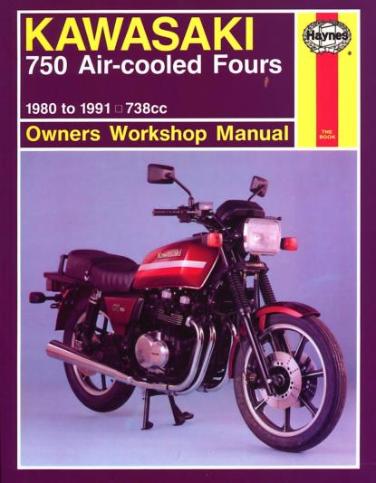 Picture of Haynes Workshop Manual Kawasaki GPZ750, Z750, GT750 A/C 80-87