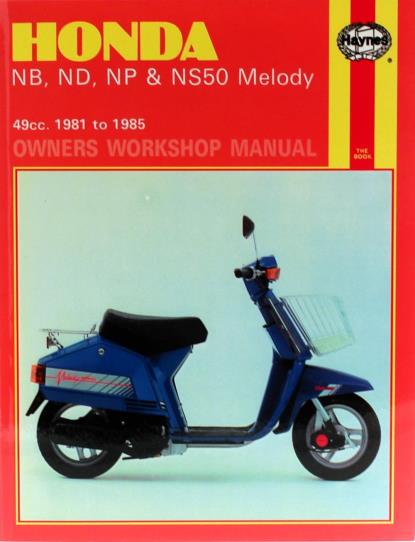 Picture of Haynes Workshop Manual Honda NB50, ND50, NP50, NS50 All Melodys 81-85