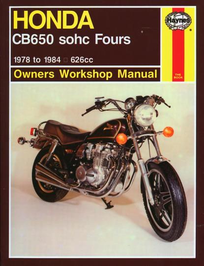 Picture of Haynes Workshop Manual Honda CB650Z, CB650SC, CB650C, CB650SC 78-84