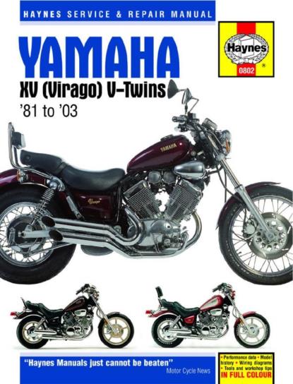 Picture of Haynes Workshop Manual Yamaha XV535, XV700, XV750, XV920, TR1, XV1000, XV1100