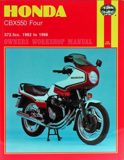 Picture of Haynes Workshop Manual Honda CBX550 82-86