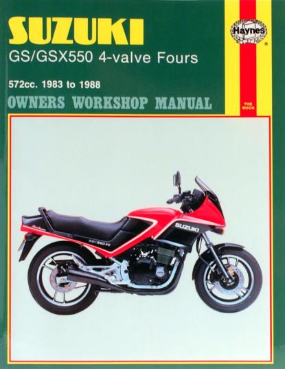 Picture of Haynes Workshop Manual Suzuki GSX550, GS550 82-88