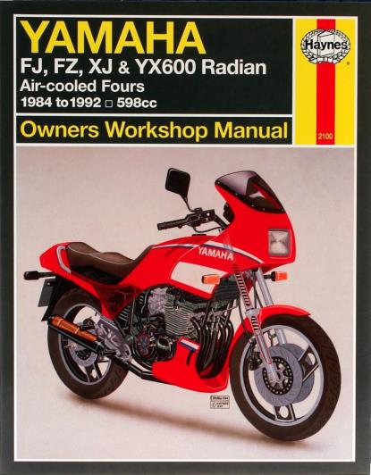 Picture of Haynes Workshop Manual Yamaha FZ600, XJ600 84-92, YX600 Radian (USA)