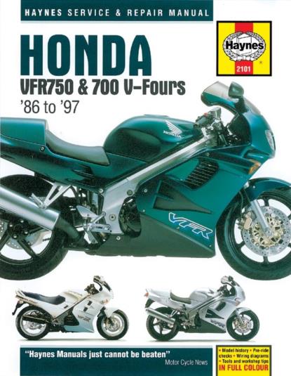 Picture of Haynes Workshop Manual Honda VFR750F 86-97