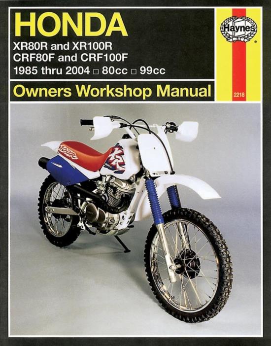 Picture of Haynes Workshop Manual Honda XR80R, XR100R 85-03, CRF80, CRF100F 04-07
