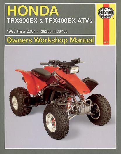 Picture of Haynes Workshop Manual Honda TRX300EX 93-06, TRX400EX 99-06, TRX450R, ER 04-06