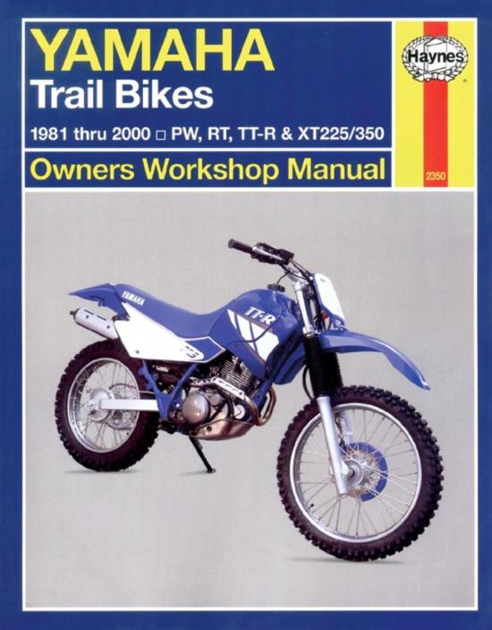 Picture of Haynes Manual 2350 Yamaha TRAIL BIKES OWNERS  81-00-S/Order