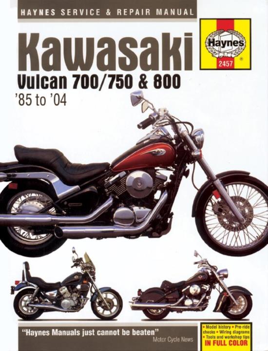 Picture of Haynes Workshop Manual Kawasaki VN750 85-04, VN800 95-04