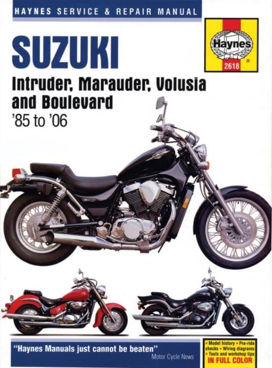 Picture of Haynes Workshop Manual Suzuki VS700, 750, 800 85-04, VZ800 97-04, VL800 01-04