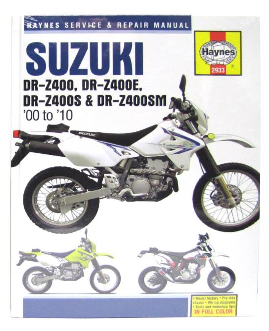 Picture of Manual Haynes for 2010 Suzuki DR-Z 400 SM L0 (Supermoto) (E/Start)