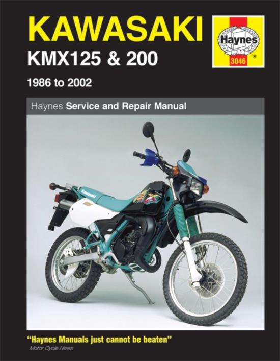 Picture of Haynes Workshop Manual Kawasaki KMX125 86-02, KMX200 88-92