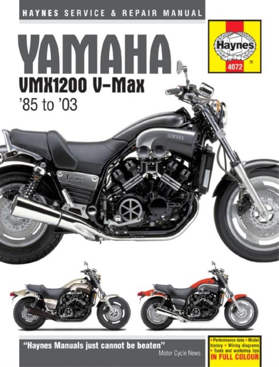 Picture of Haynes Workshop Manual Yamaha VMX1200 V-Max 85-03