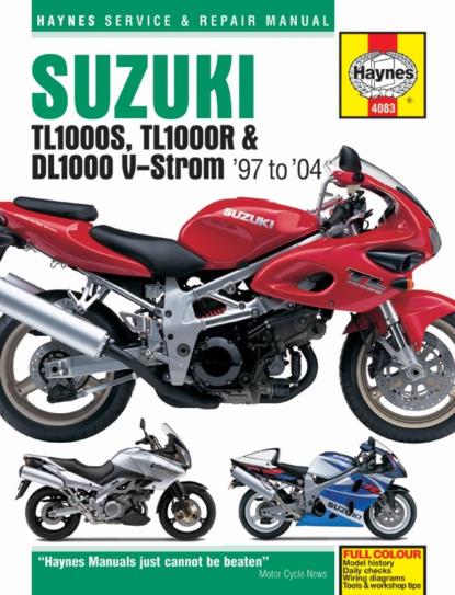 Picture of Haynes Workshop Manual Suzuki TL1000S, R 97-03, DL1000 V-Strom 02-04