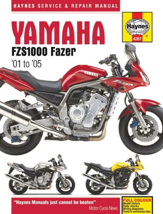 Picture of Haynes Workshop Manual Yamaha FZS1000, FZS1000S Fazer 01-05