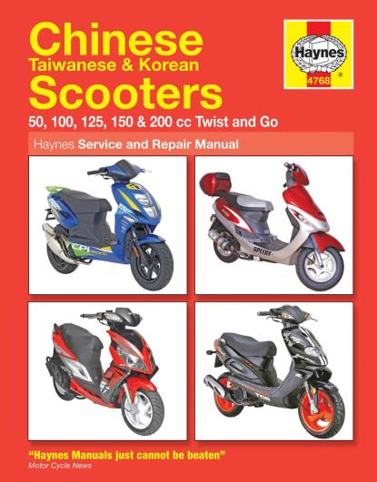 Picture of Manual Haynes for 2010 Kymco People 125