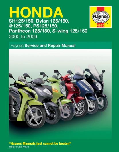 Picture of Manual Haynes for 2010 Honda PES 125 A