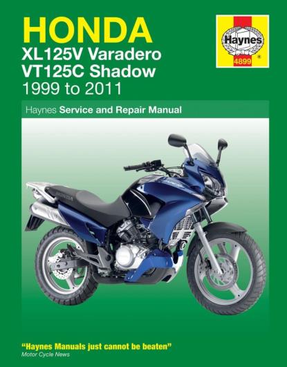 Picture of Manual Haynes for 2010 Honda XL 125 VA Varadero
