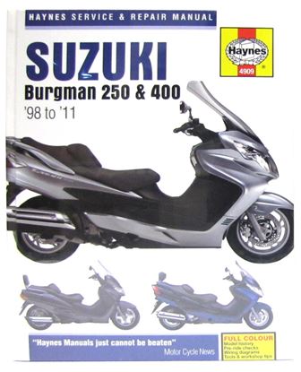 Picture of Manual Haynes for 2010 Suzuki AN 400 L0 Burgman