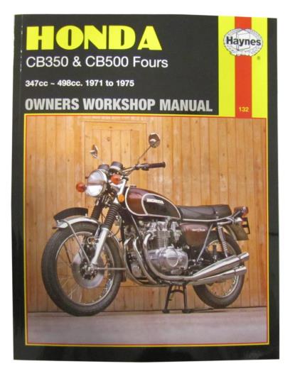 Picture of Haynes Workshop Manual Honda CB500K1, K2, F 71-74, CB350F 72-74