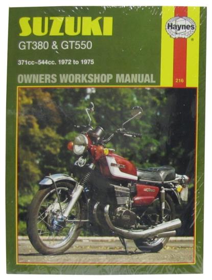 Picture of Haynes Workshop Manual Suzuki GT380 72-75, GT550 72-75