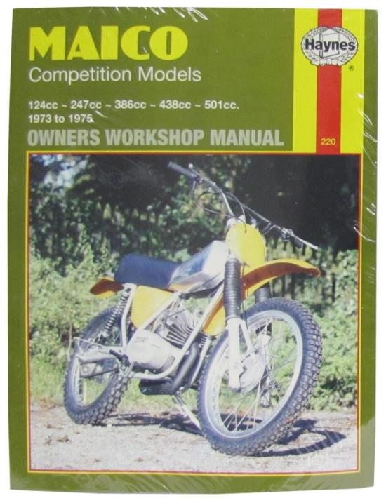 Picture of Haynes Workshop Manual Maico Competition Models