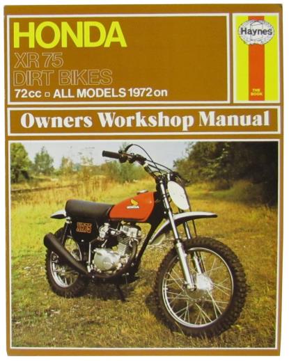 Picture of Workshop *Manual Honda XR75 1972-1978