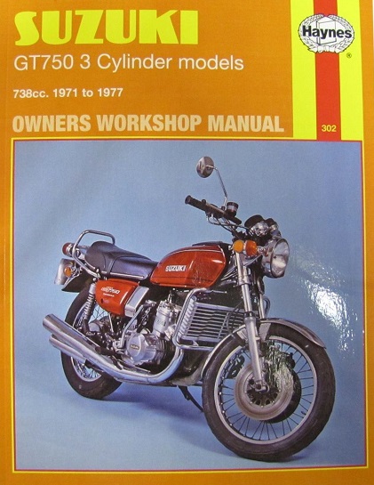 Suzuki 1972 GT750 Owners Manual GT750J
