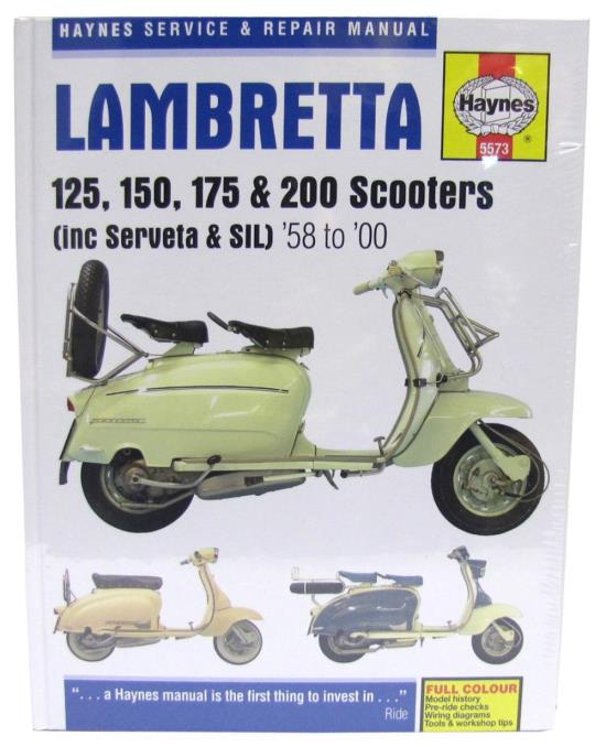 Picture of Haynes Workshop Manual Lambretta Scooters 58-78