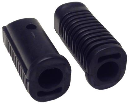 Picture of Footrest Rubbers 22mm Round Fitting, 95mm Long Honda Style (Pair)