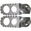 Picture of Footrests Wide Polished Honda CR125, CR250, CR500 (Pair)