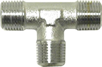 Picture of 'T' Connector 1/8 BSP Chrome (Per 5)