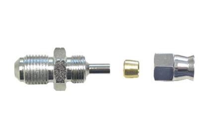 Picture of Male Hose End 10mm x 1.25mm Convex on to Brake Hose Chrome (Per 5)