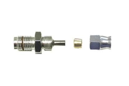 Picture of Male Hose End 3/8 UNF Concave on to Brake Hose Chrome (Per 5)