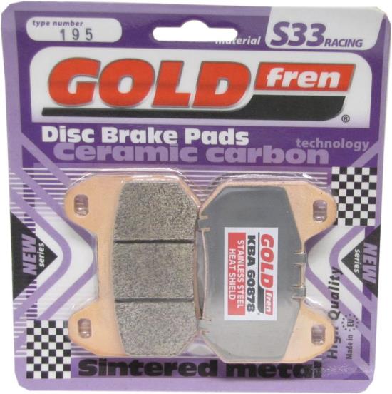 Picture of Goldfren 195-S33, FA304, SBS746, VD972 Disc Pads (Pair)