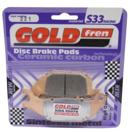 Picture of Goldfren 233-S33, FA343, SBS784, FDB2143, DP129 Honda CBR125R Disc Pads (Pair)