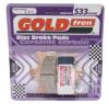 Picture of Goldfren 281-S33, FA344 as fitted to Yamaha YFM660 02-08 Rear Disc Pads (Pair)