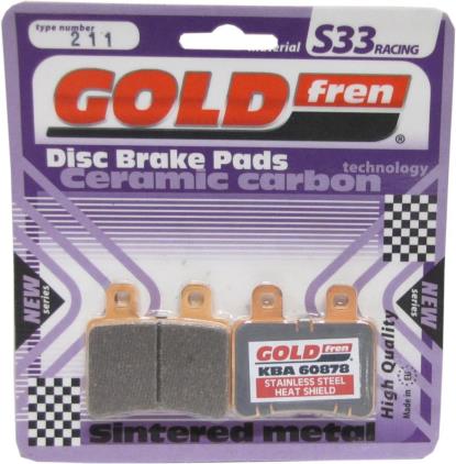 Picture of Goldfren 211-S33, FA350, SBS773, FDB2128, VD999 Disc Pads (Pair)