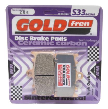 Picture of Goldfren 206-S33, FA366, SBS789, FDB2163 Disc Pads (Pair)