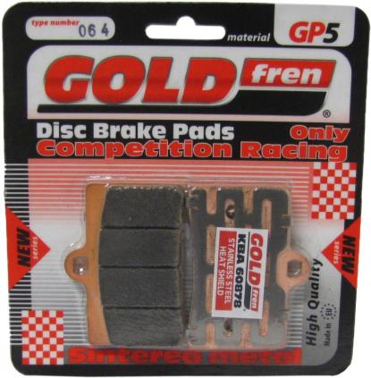 Picture of Goldfren GP5-064, VD945, FA95, FDB408, SBS566 Disc Pads (Pair)