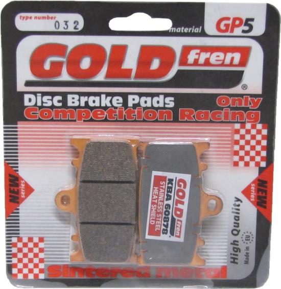 Picture of Goldfren GP5-032, VD343, VD344, FA158, FDB574, SBS631 Disc Pads (Pair)