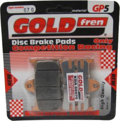 Picture of Goldfren GP5-070, FA168, FA252, FA380 Disc Pads (Pair)